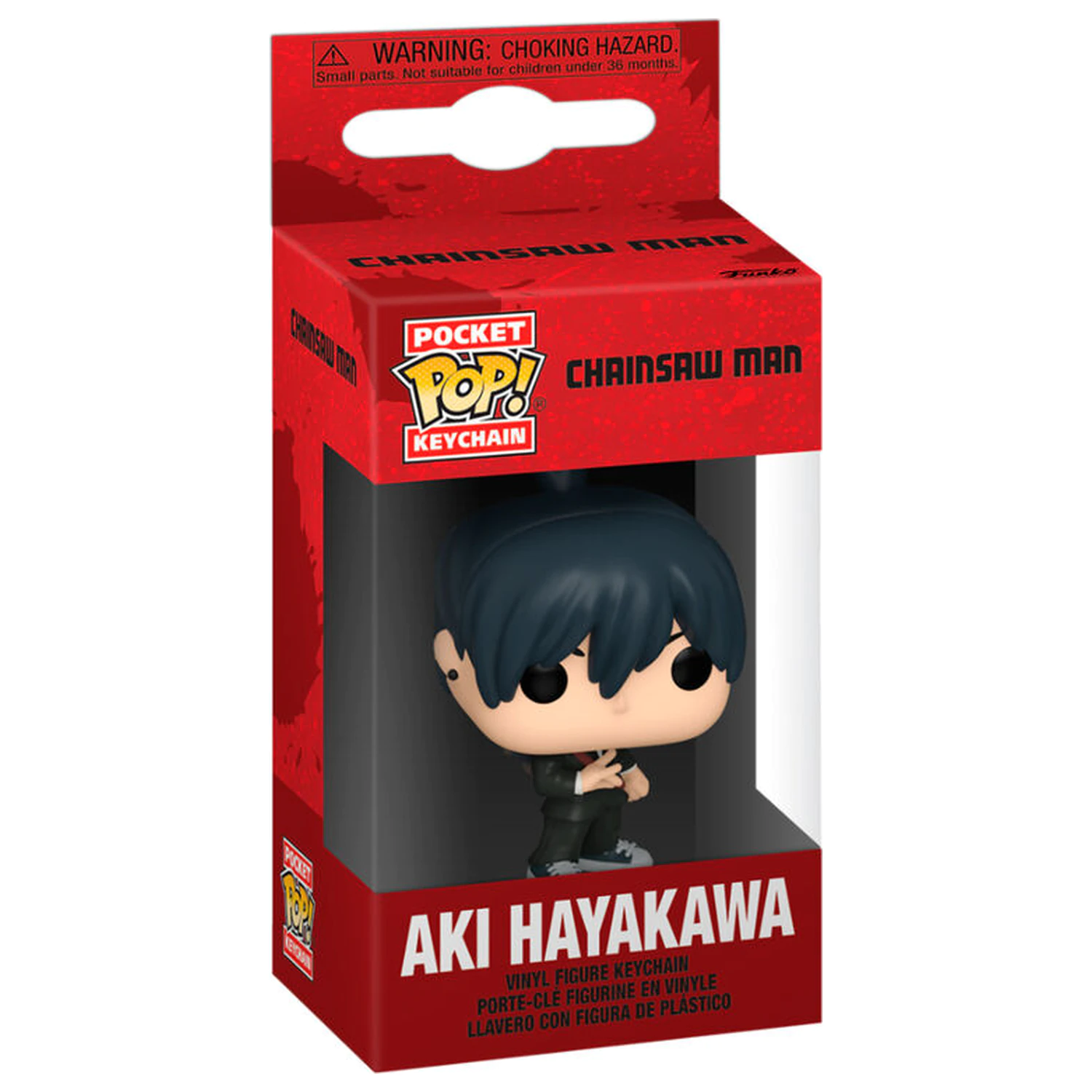 Pocket Funko POP Schlüsselanhänger Chainsaw Man Aki Hayakawa Produktfoto