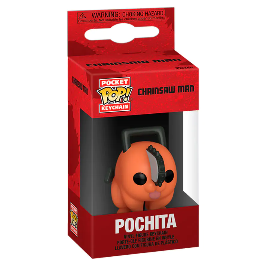 Pocket Funko POP Schlüsselanhänger Chainsaw Man Pochita termékfotó