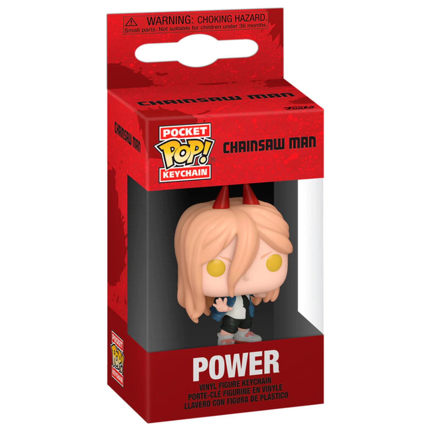 Pocket Funko POP Schlüsselanhänger Chainsaw Man Power Produktfoto