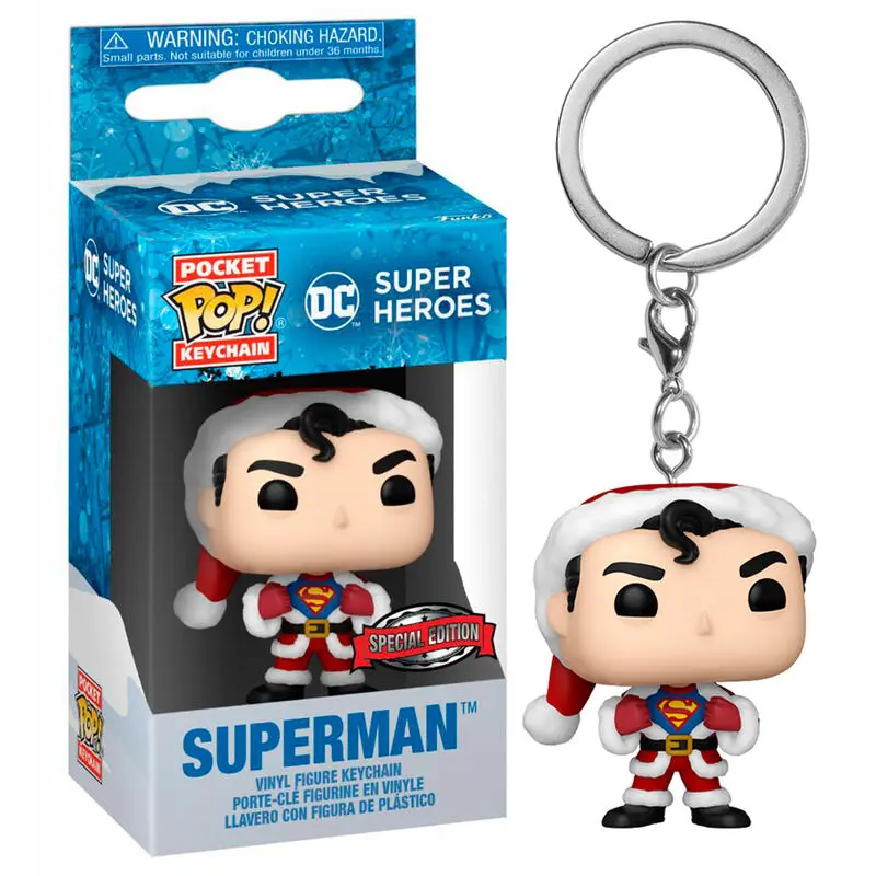 Pocket POP Schlüsselanhänger DC Comics Holiday Superman Exclusive termékfotó