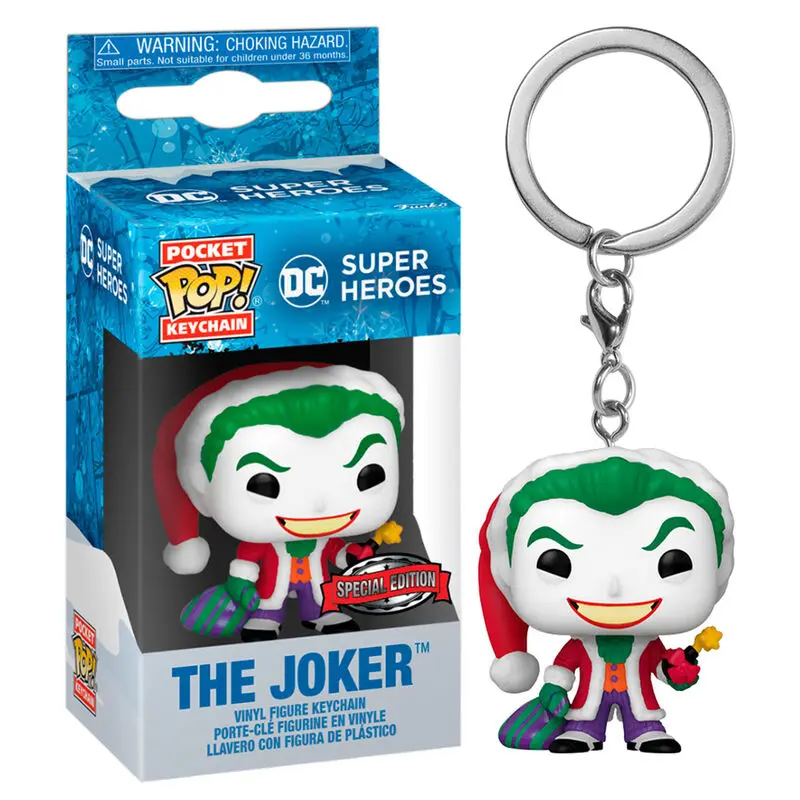 Pocket POP Schlüsselanhänger DC Comics Holiday The Joker Exclusive termékfotó