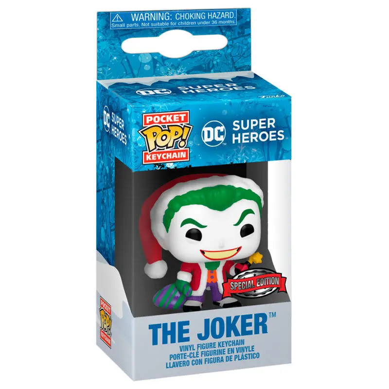 Pocket POP Schlüsselanhänger DC Comics Holiday The Joker Exclusive termékfotó