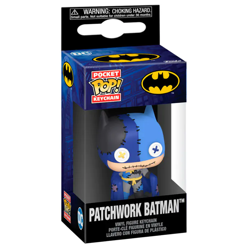 Pocket Funko POP Schlüsselanhänger DC Comics Patchwork Batman termékfotó