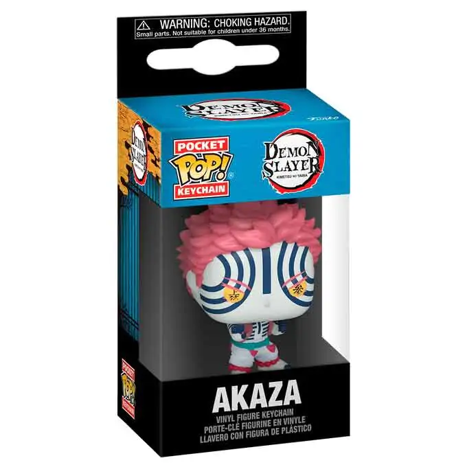 Taschen Funko POP Schlüsselanhänger Demon Slayer Kimetsu no Yaiba Akaza Produktfoto
