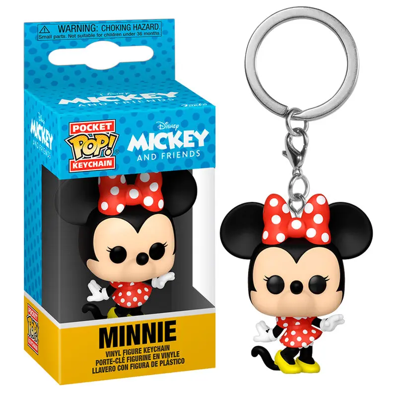 Pocket POP Schlüsselanhänger Disney Classics Minnie Mouse Produktfoto