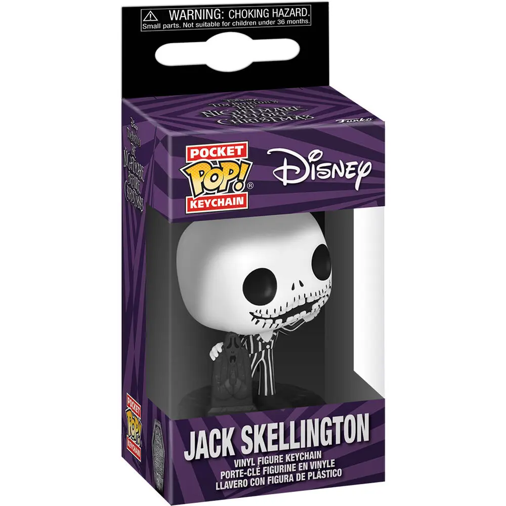 Pocket POP Schlüsselanhänger Disney Nightmare Before Christmas 30th Anniversary Jack Skellington termékfotó