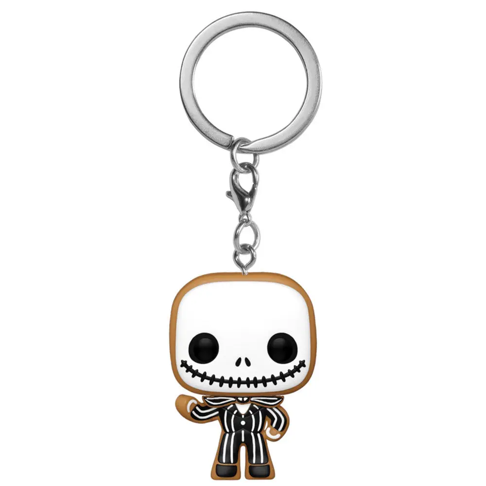 Pocket POP Schlüsselanhänger Disney Nightmare Before Christmas Jack Skellington Gingerbread Exclusive termékfotó