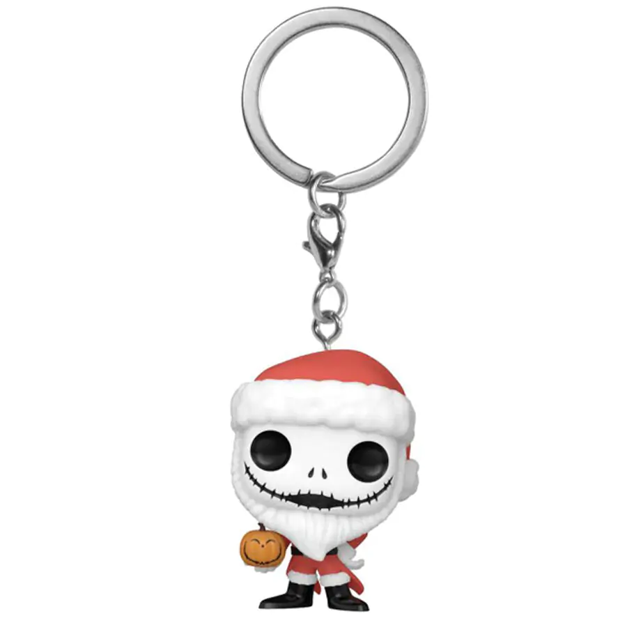 Pocket Funko POP Schlüsselanhänger Disney Nightmare Before Christmas Santa Jack Exclusive termékfotó