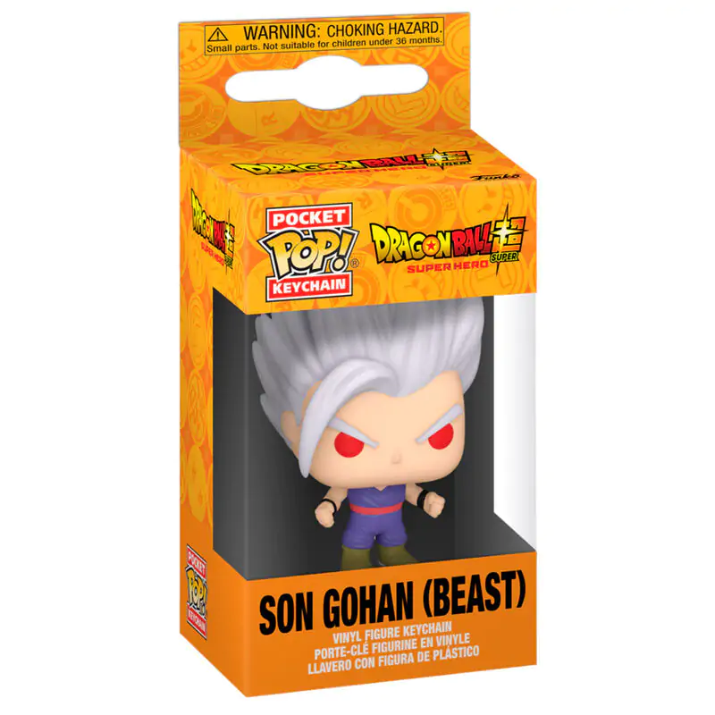 Pocket Funko POP Schlüsselanhänger Dragon Ball Super Super Hero Gohan Beast Produktfoto