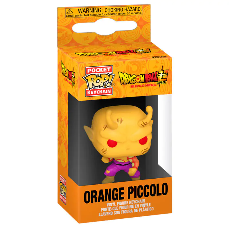 Pocket Funko POP Schlüsselanhänger Dragon Ball Super Super Hero Orange Piccolo Produktfoto