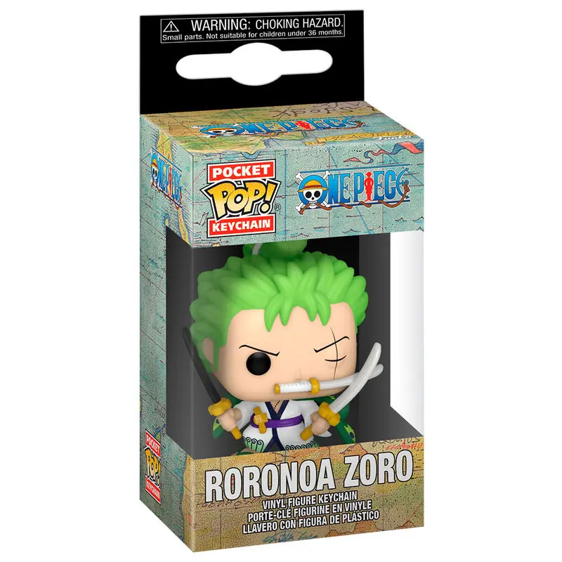 Pocket POP Schlüsselanhänger One Piece Roronoa Zoro termékfotó