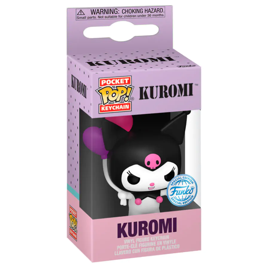 Pocket Funko POP Schlüsselanhänger Funko POP Kuromi - Kuromi termékfotó