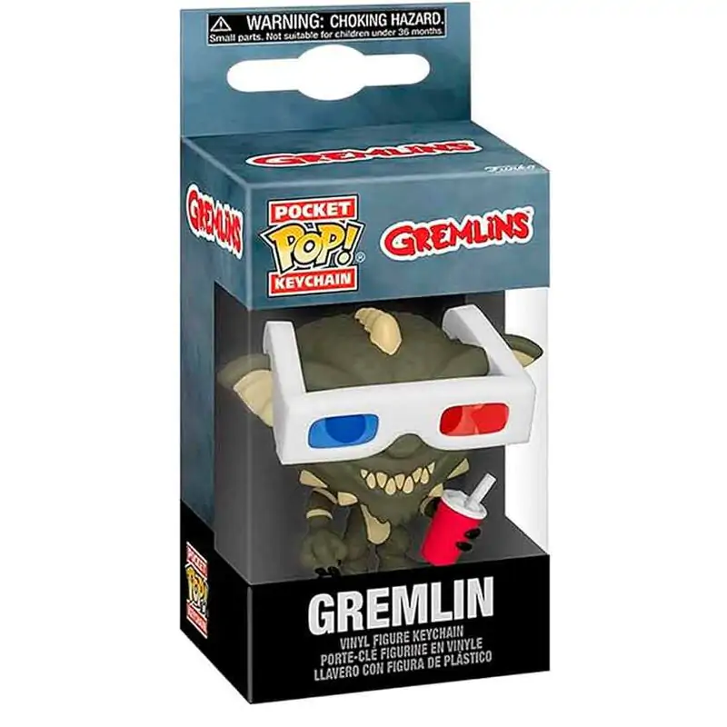 Taschen Funko POP Schlüsselanhänger Gremlins Gremlin mit 3D Brillen Produktfoto