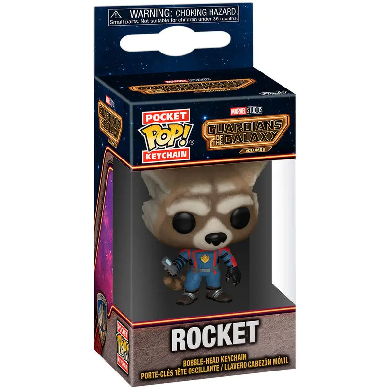 Pocket POP Schlüsselanhänger Guardians of the Galaxy 3 Rocket Produktfoto