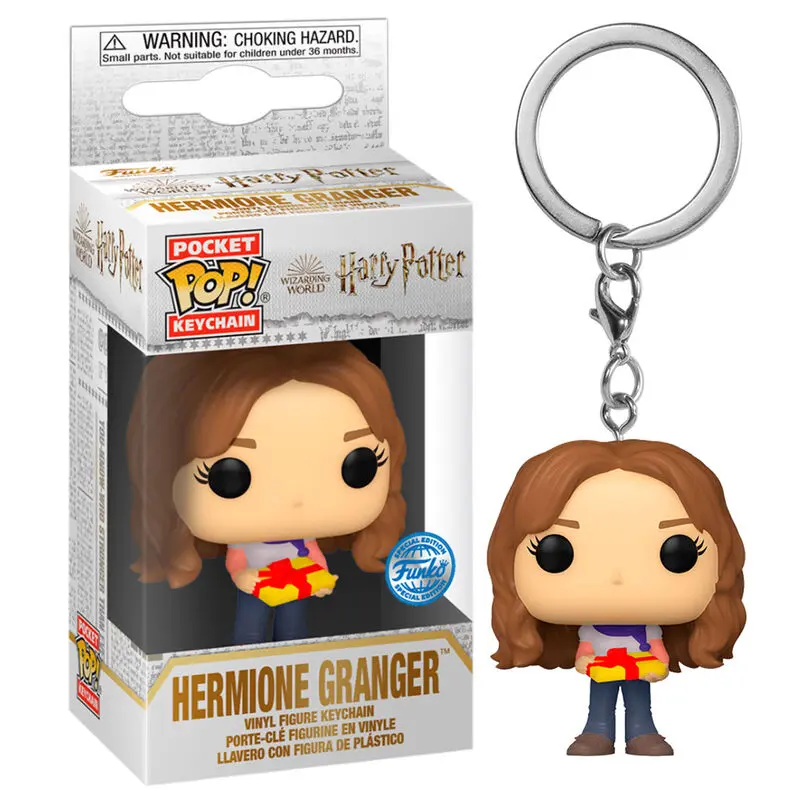 Pocket POP Schlüsselanhänger Harry Potter Holiday Hermione Exclusive termékfotó