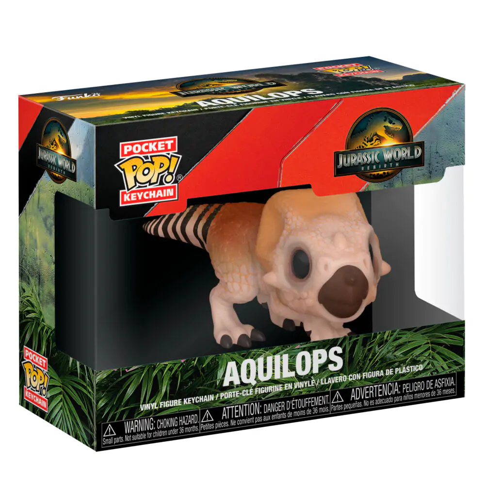 Pocket Funko POP Schlüsselanhänger Jurassic World 5 Aquilops Produktfoto