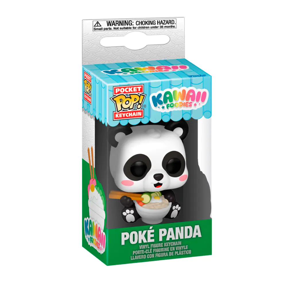 Pocket Funko POP Schlüsselanhänger Kawaii Foodies Poke Panda Produktfoto