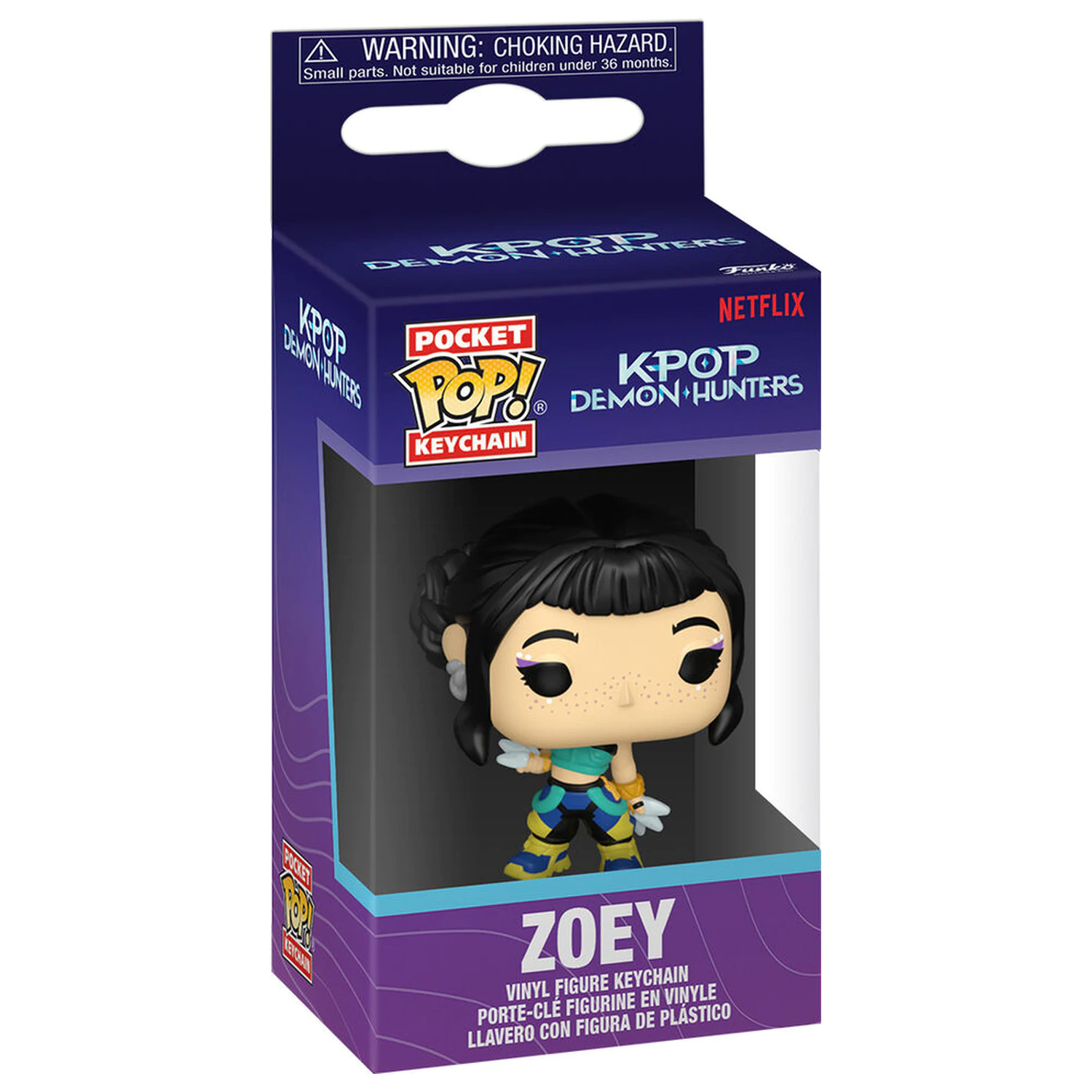 Pocket Funko POP Schlüsselanhänger KPop Demon Hunters Zoey Produktfoto
