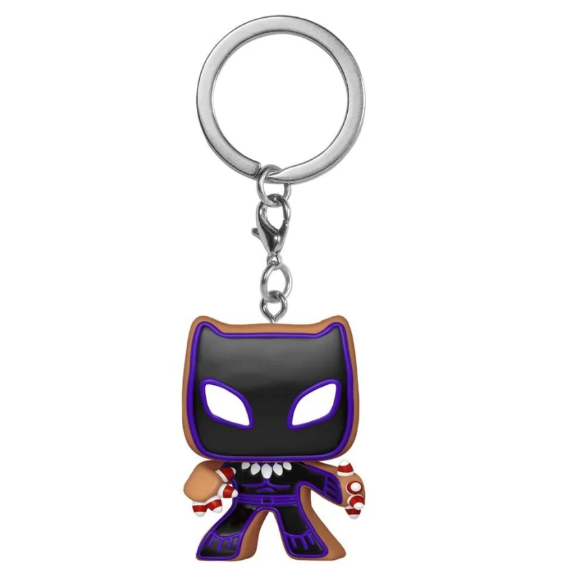 Pocket POP Schlüsselanhänger Marvel Holiday Black Panther Exclusive Produktfoto