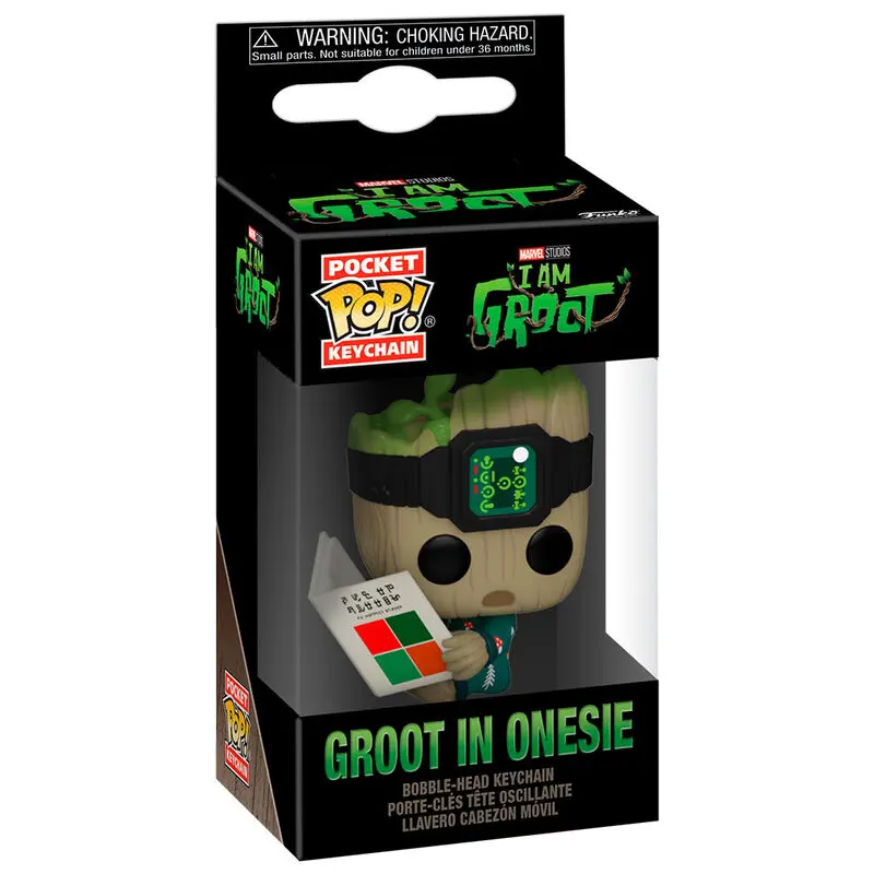 Pocket POP Schlüsselanhänger Marvel I am Groot - Groot with Onesie termékfotó