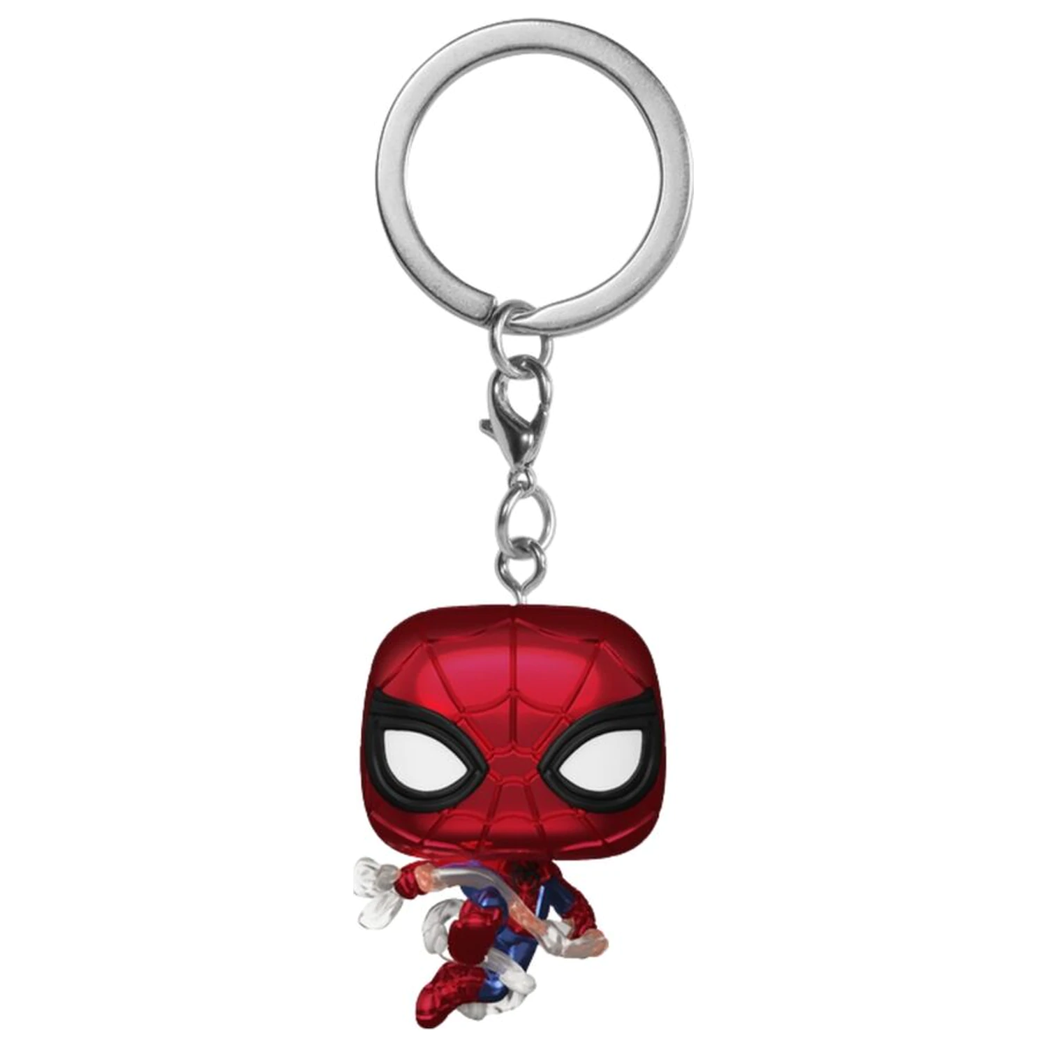 Pocket Funko POP Schlüsselanhänger Marvel Spider-Man Brand New Day Spider-Man Metallic Produktfoto