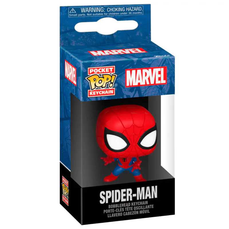 Pocket Funko POP Schlüsselanhänger Marvel Spider-Man Classics Produktfoto