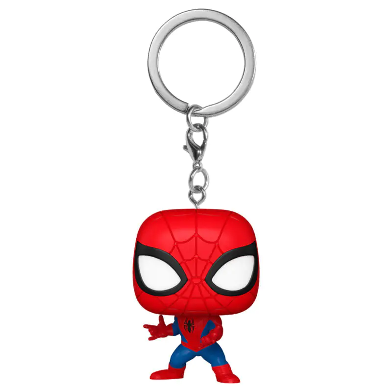 Pocket Funko POP Schlüsselanhänger Marvel Spider-Man Classics Produktfoto