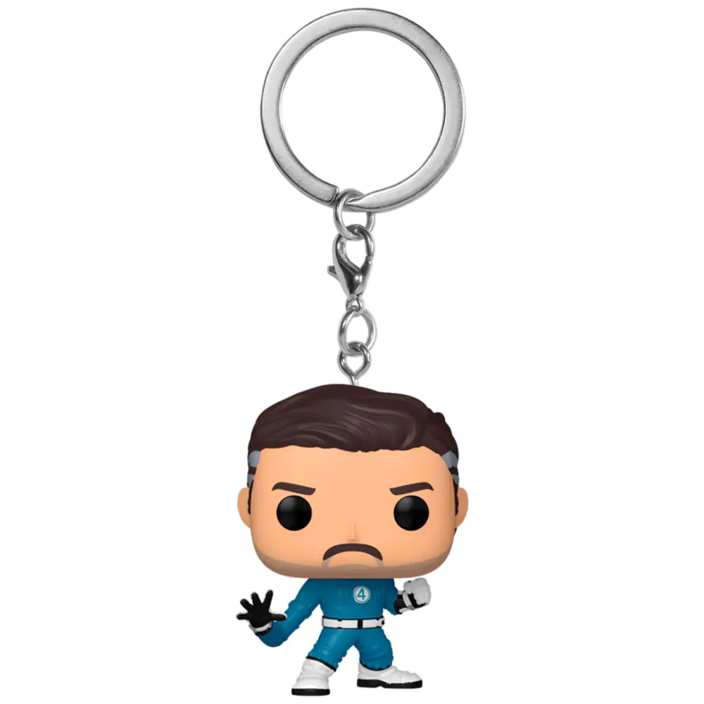Pocket Funko POP Schlüsselanhänger Marvel The Fantastic 4 Mister Fantastic Produktfoto