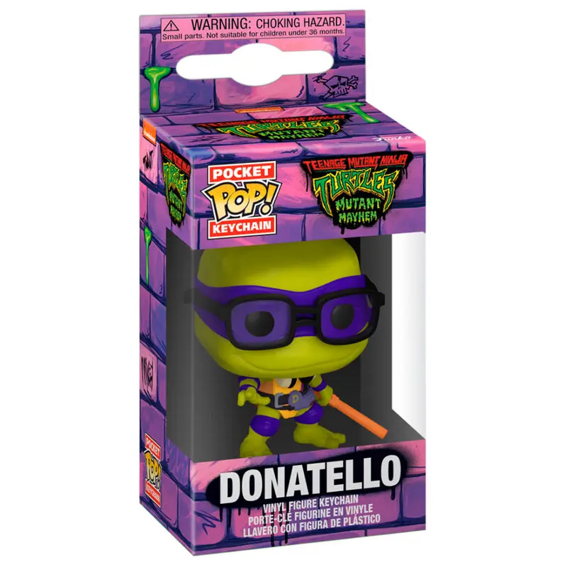 Pocket POP Schlüsselanhänger Ninja Turtles Donatello Produktfoto
