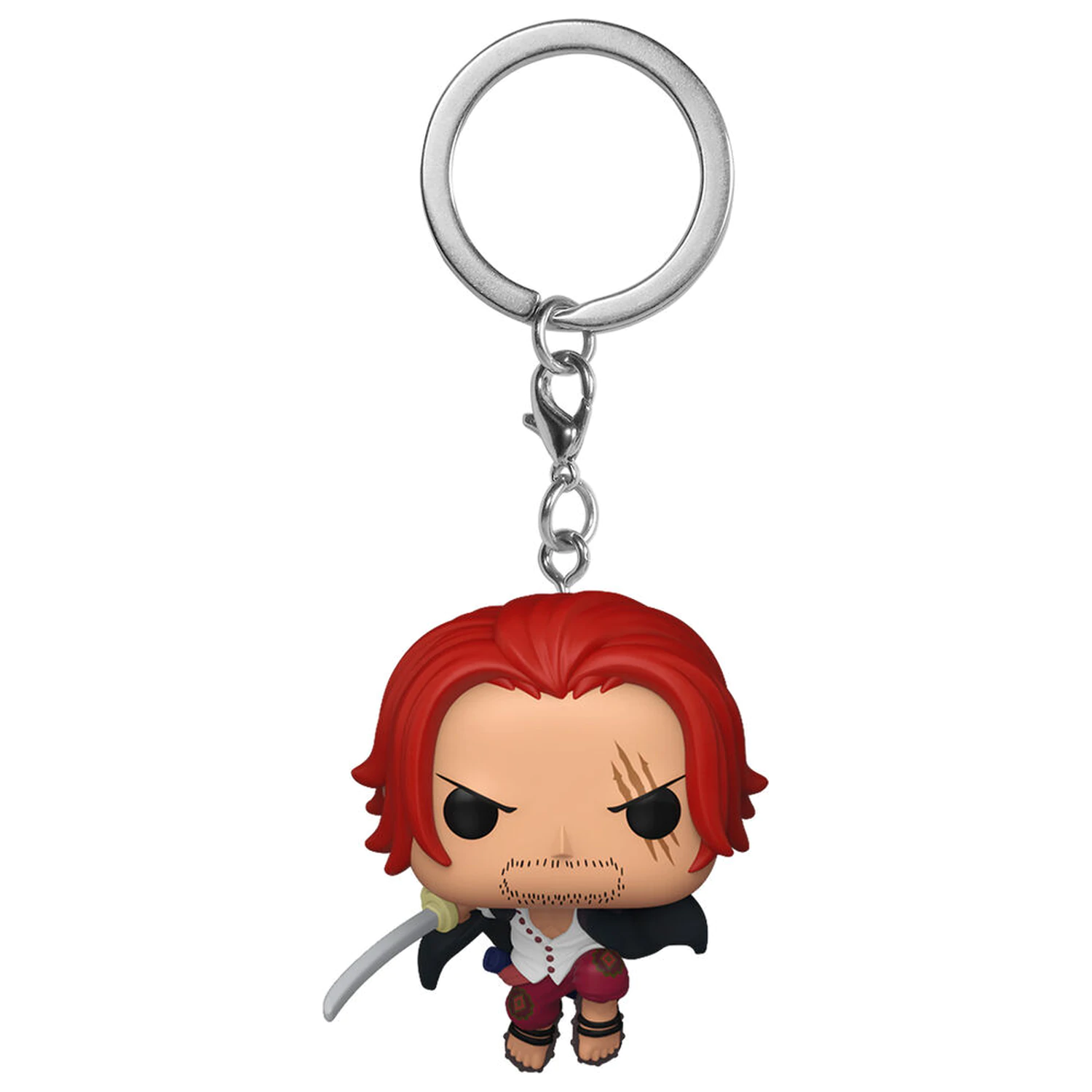 Pocket Funko POP Schlüsselanhänger One Piece Shanks Produktfoto