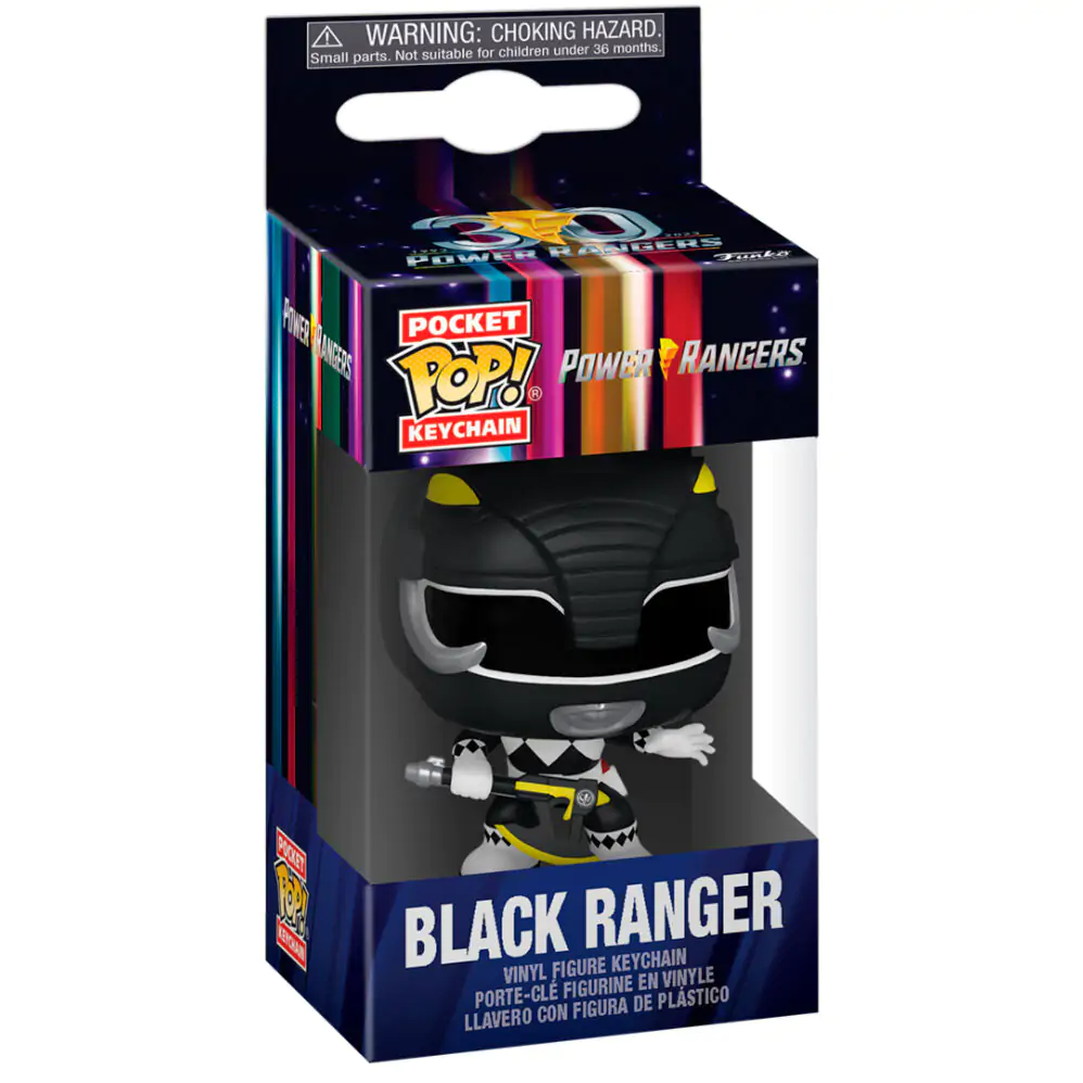 Pocket POP Schlüsselanhänger Power Rangers 30th Anniversary Black Ranger termékfotó