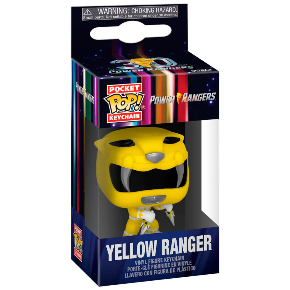 Pocket POP Schlüsselanhänger Power Rangers 30th Anniversary Yellow Ranger termékfotó