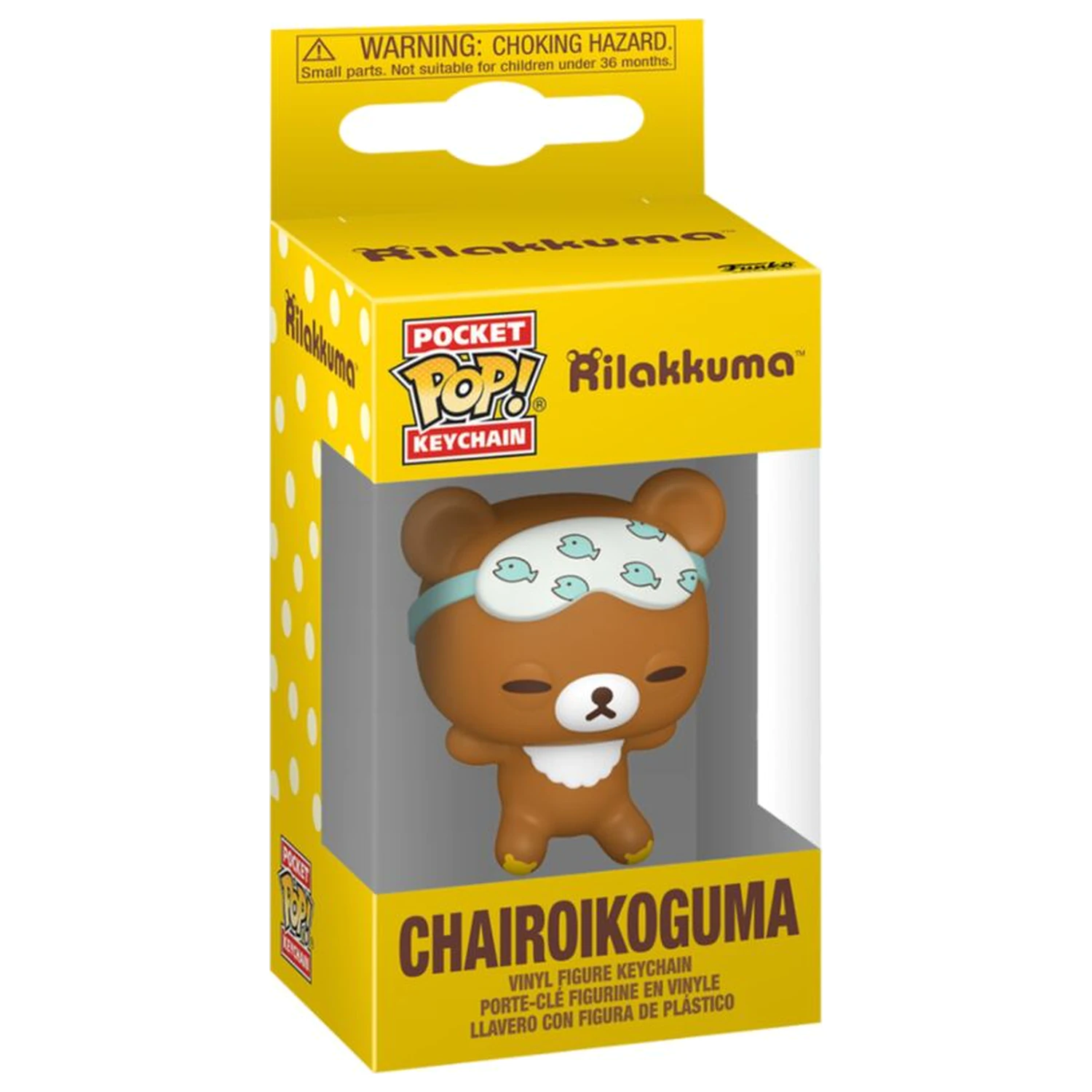 Pocket Funko POP Schlüsselanhänger Rilakkuma Chairoikoguma Produktfoto