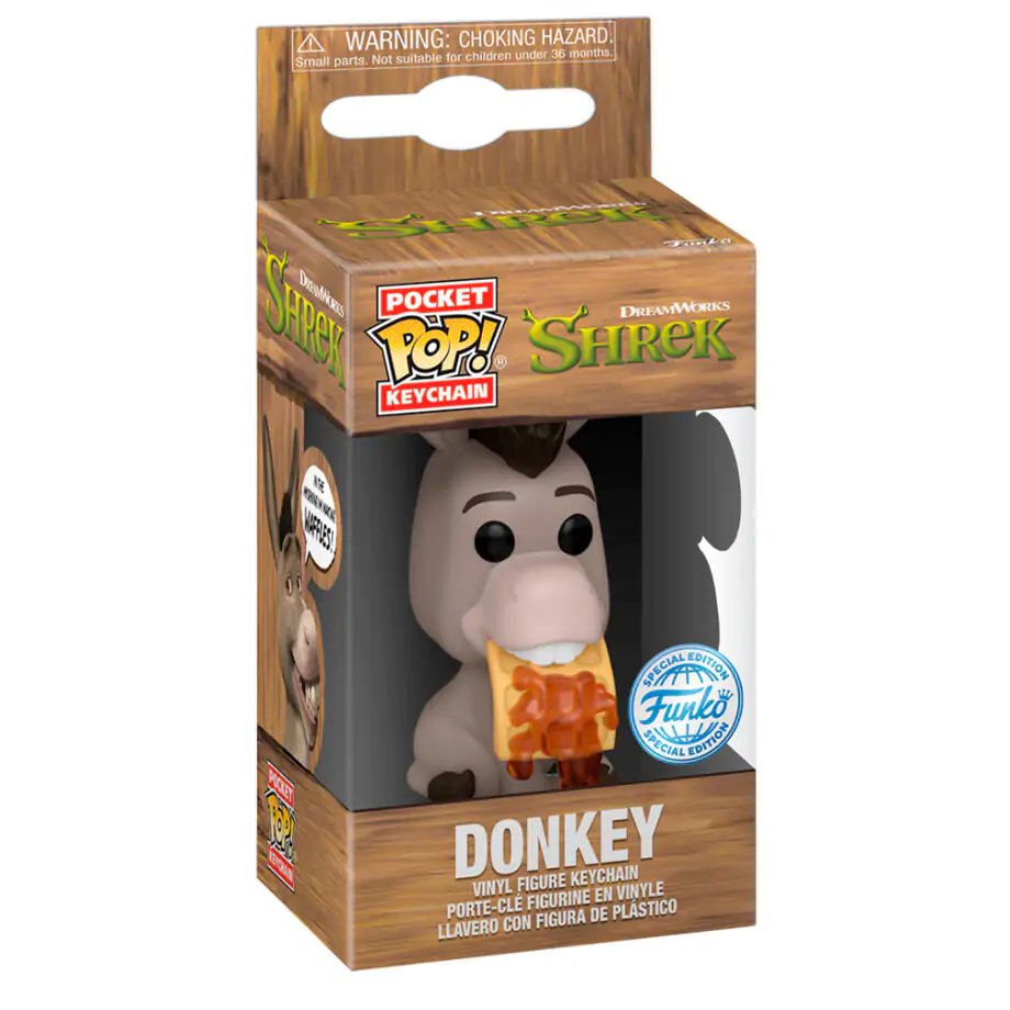 Pocket Funko POP Schlüsselanhänger Shrek Donkey Produktfoto