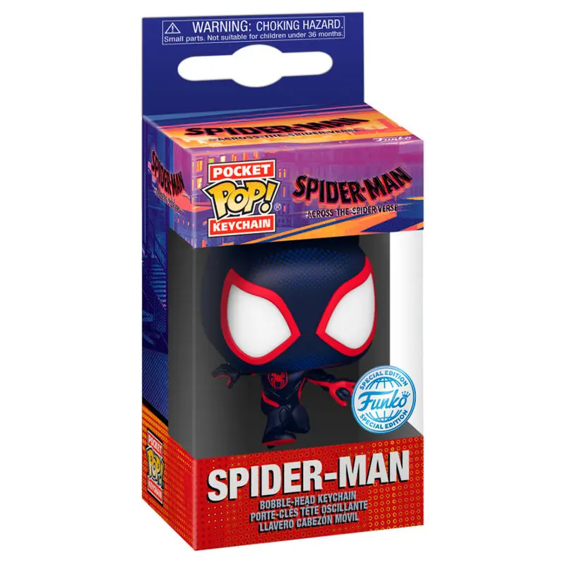 Pocket POP Schlüsselanhänger Marvel Spiderman Across the Spiderverse Spider-Man Produktfoto