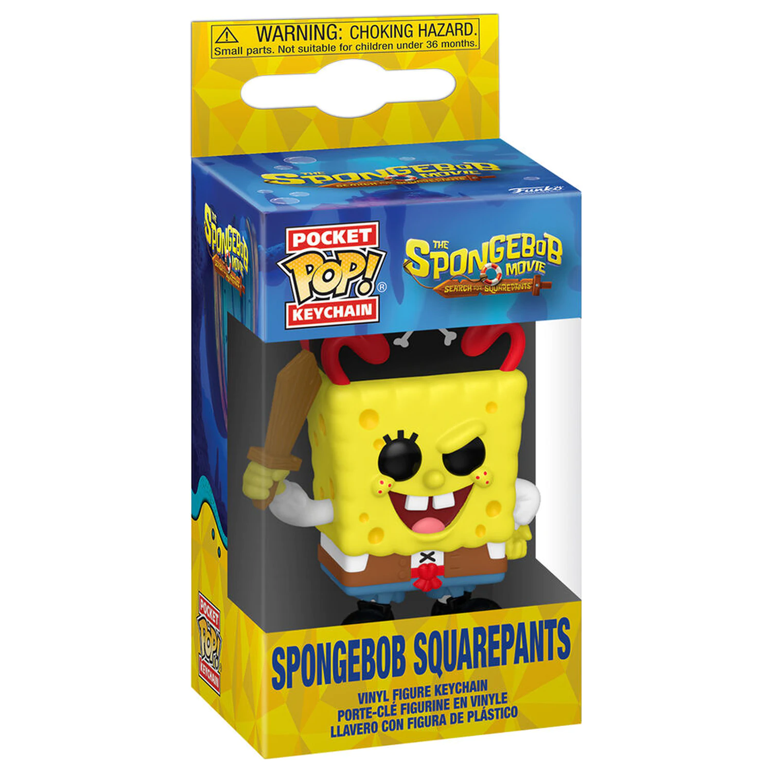 Pocket Funko POP Schlüsselanhänger SpongeBob Search for Squarepants SpongeBob SquarePants Produktfoto
