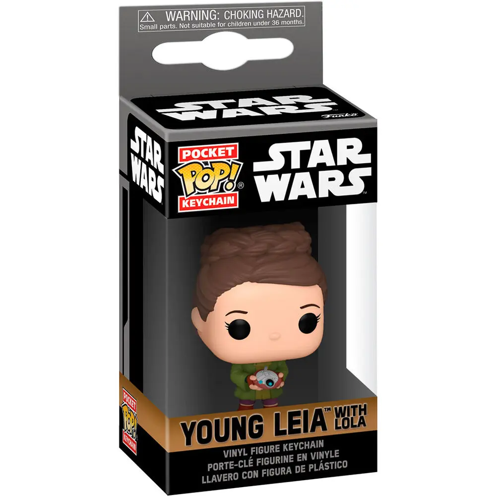 Pocket POP Schlüsselanhänger Star Wars Obi-Wan Kenobi 2 Young Leia Organa termékfotó