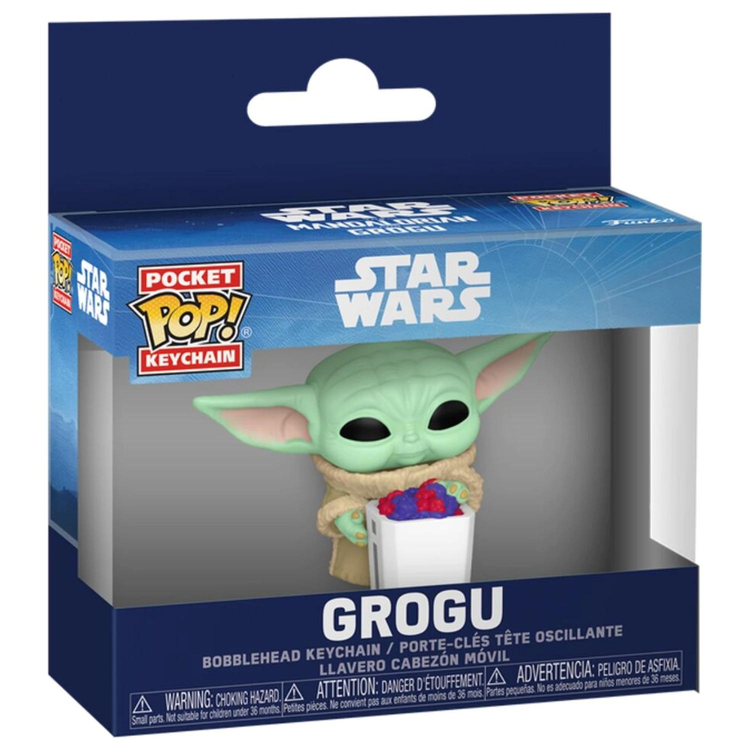 Pocket Funko POP Schlüsselanhänger Star Wars: The Mandalorian & Grogu - Grogu Produktfoto