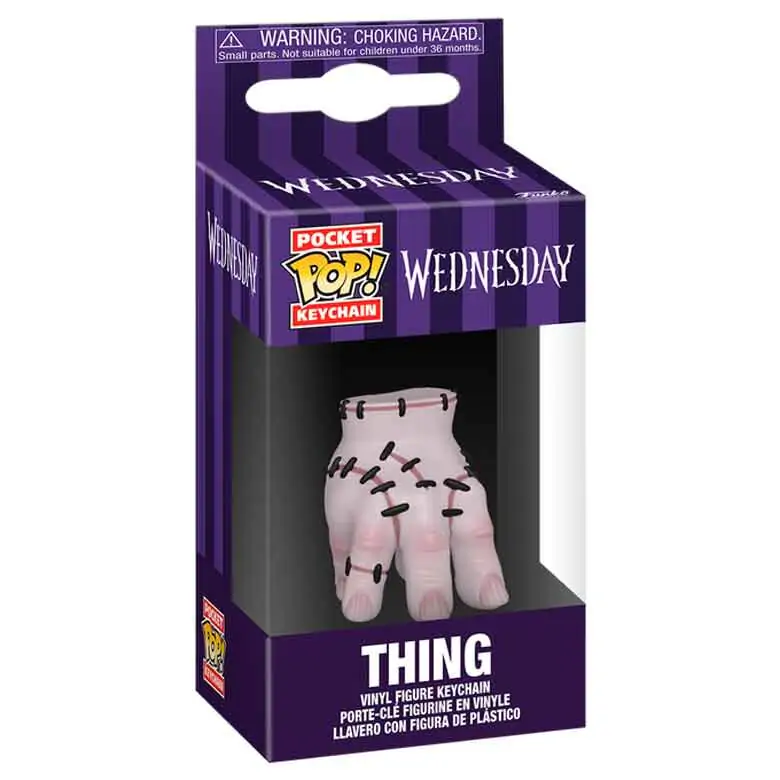 Pocket Funko POP Schlüsselanhänger Wednesday Thing Produktfoto