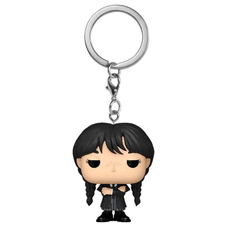 Pocket Funko POP Schlüsselanhänger Wednesday - Wednesday Addams Produktfoto
