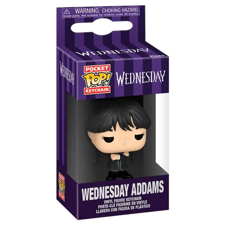 Pocket Funko POP Schlüsselanhänger Wednesday - Wednesday Addams Produktfoto