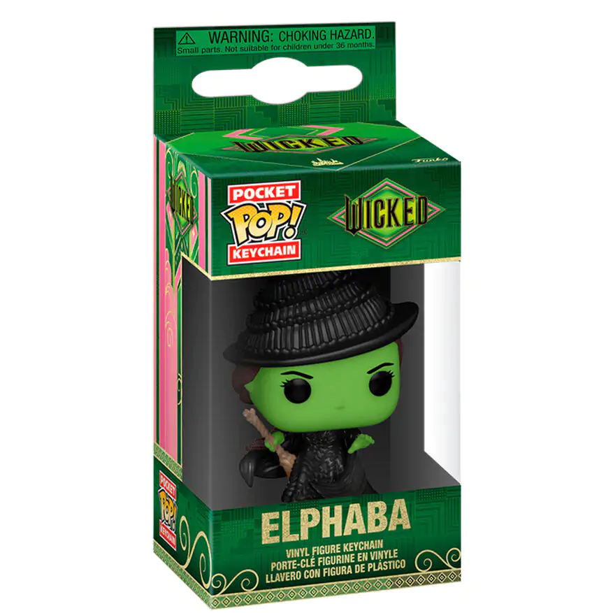 Pocket Funko POP Schlüsselanhänger Wicked Elphaba Produktfoto