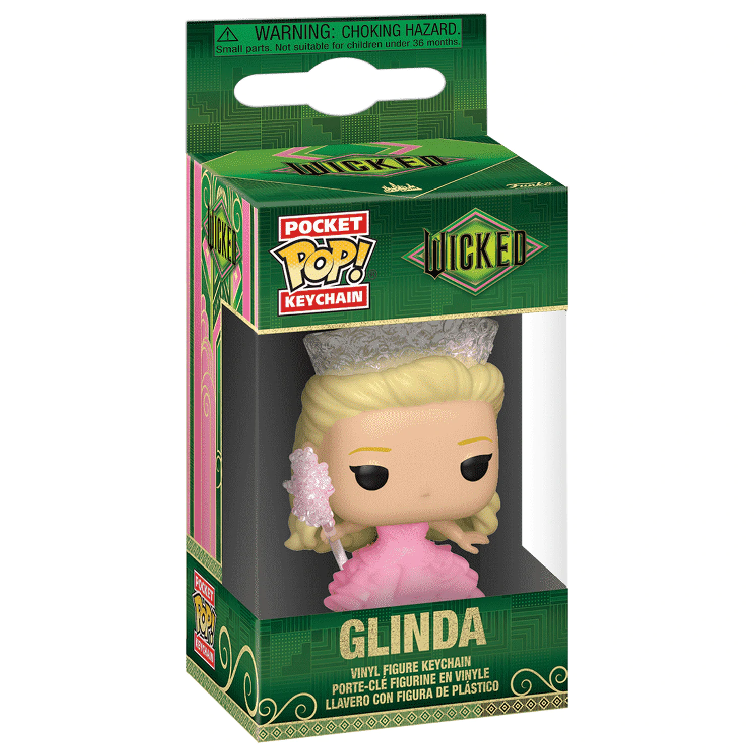 Pocket Funko POP Schlüsselanhänger Wicked Glinda Produktfoto