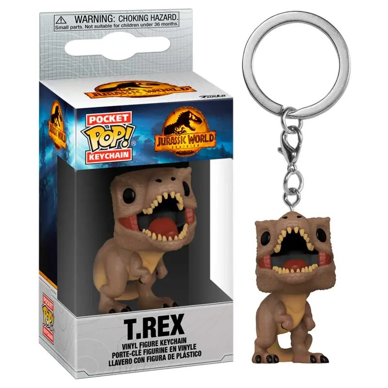 Pocket POP Schlüsselanhänger Jurassic World 3 T-Rex termékfotó