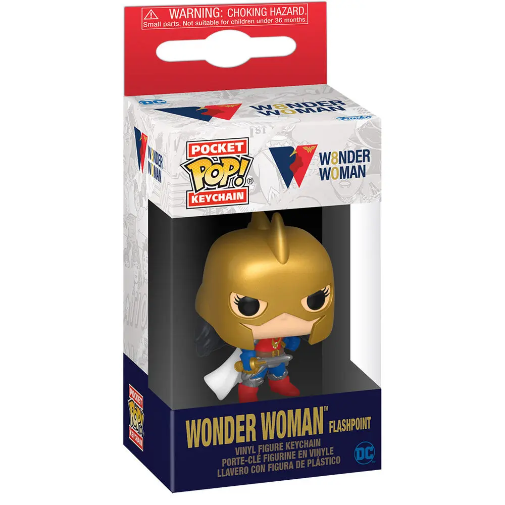 Pocket POP Schlüsselanhänger DC Comics 80Th Wonder Woman Flashpoint termékfotó