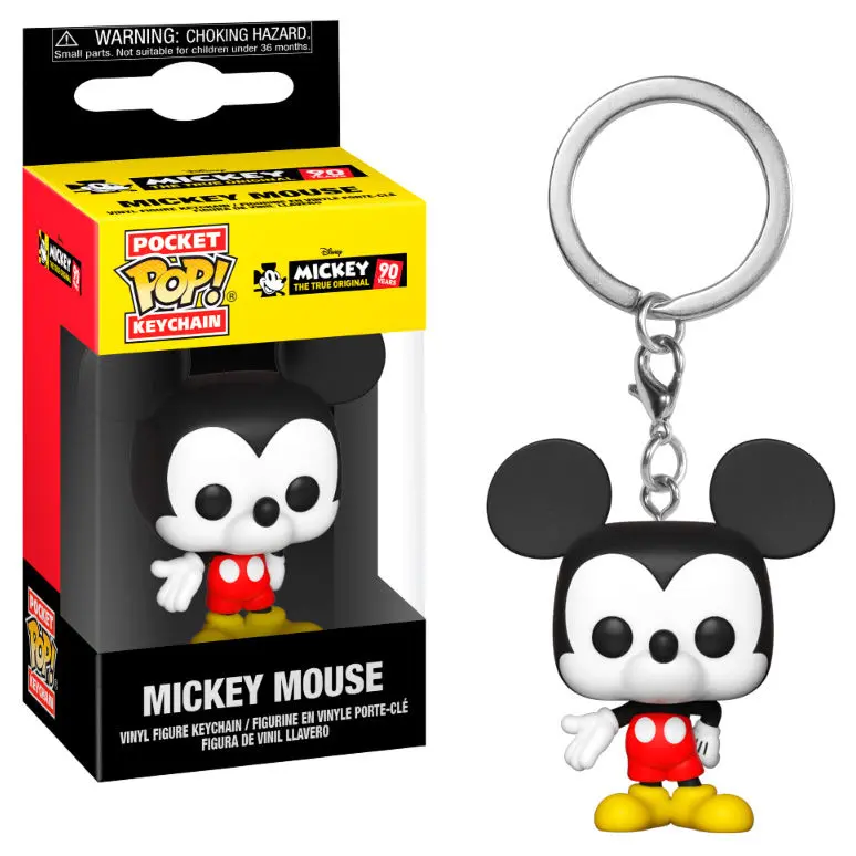 Mickey Maus 90th Anniversary Pocket POP! Vinyl Schlüsselanhänger Mickey Mouse 4 cm Produktfoto