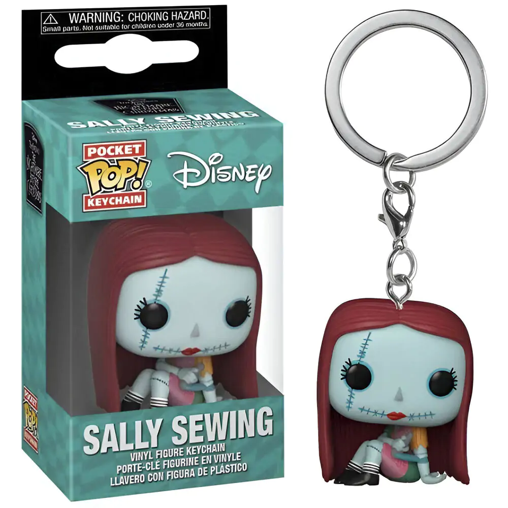 Pocket POP Schlüsselanhänger Disney Nightmare Before Christmas Sally Sewing Produktfoto