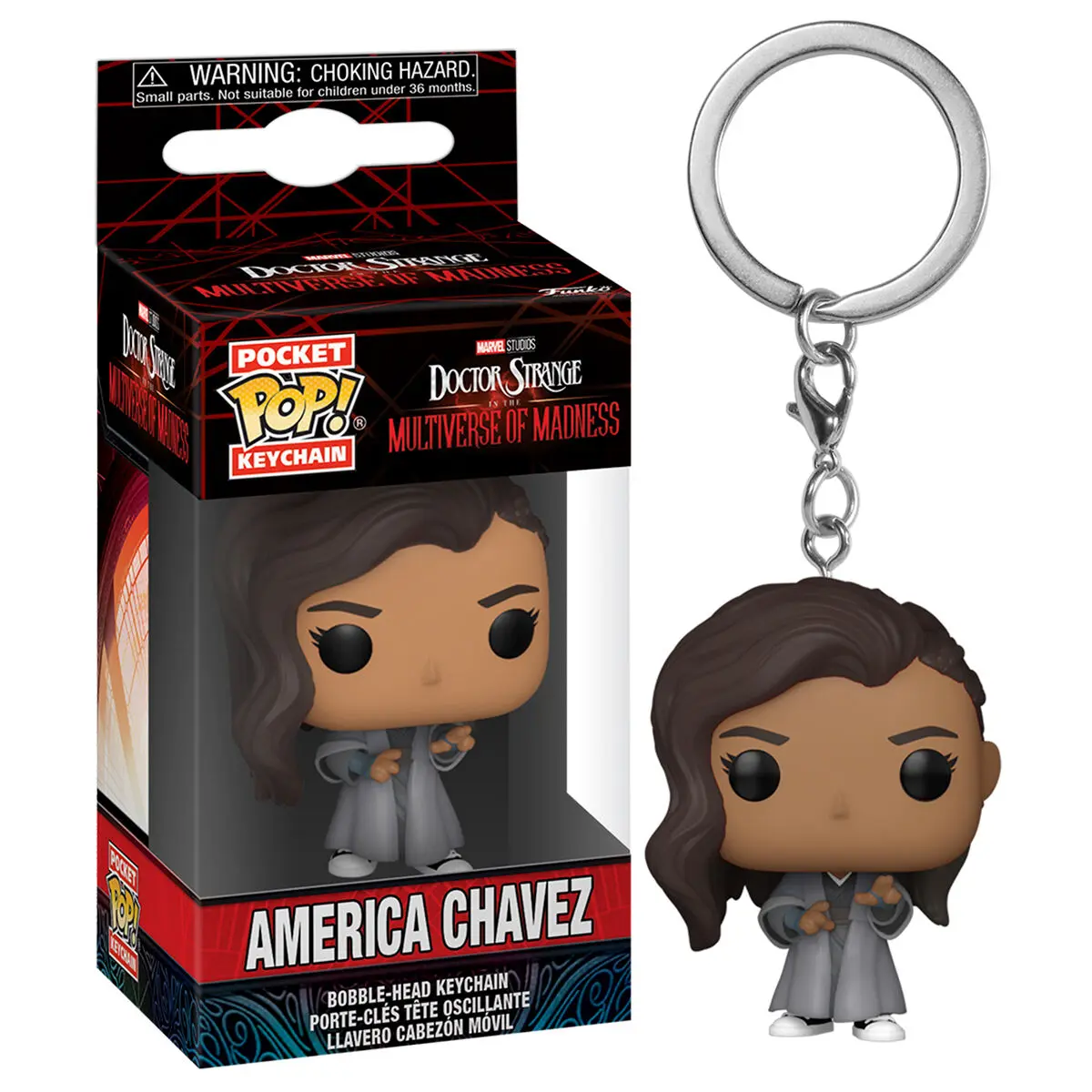 Pocket POP Schlüsselanhänger Marvel Doctor Strange America Chavez termékfotó