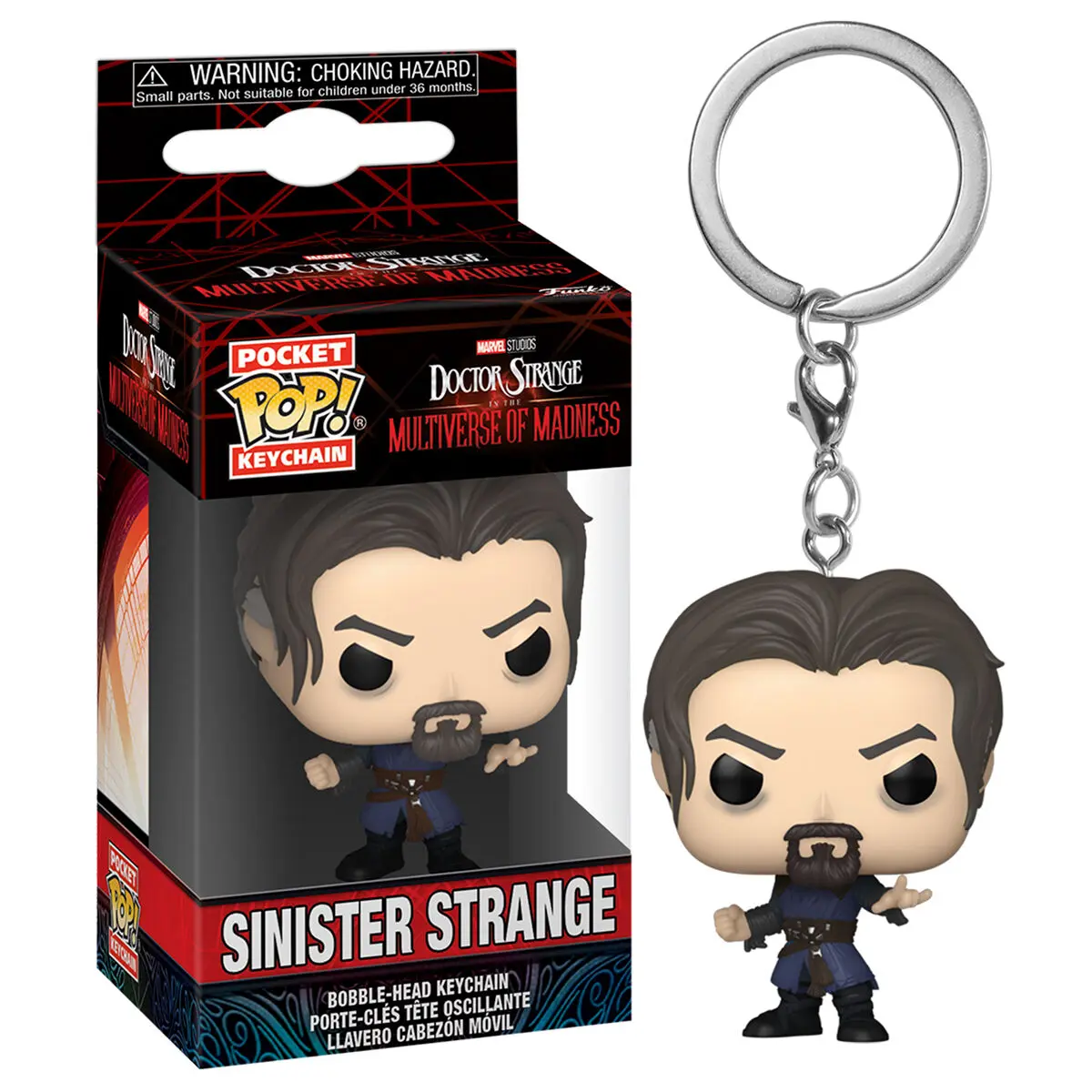 Pocket POP Schlüsselanhänger Marvel Doctor Strange Siniester Strange Produktfoto
