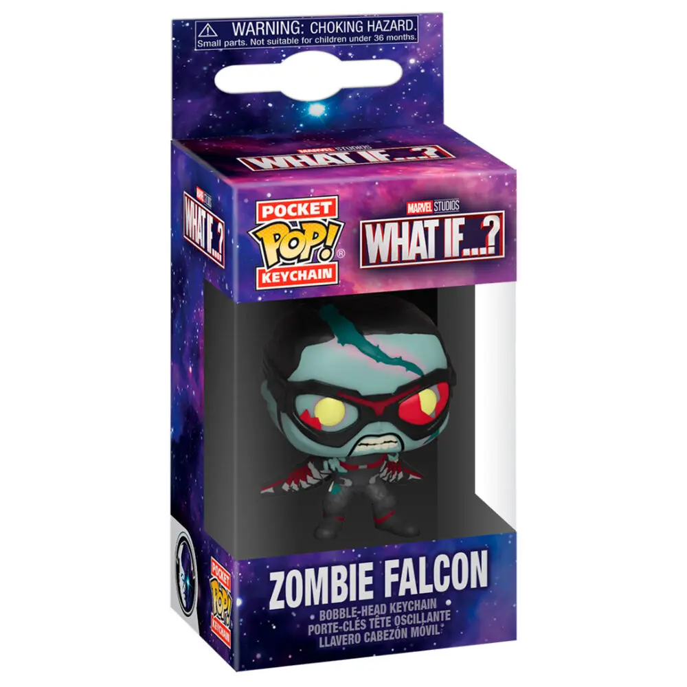 Marvel What If...? Pocket POP! Vinyl Schlüsselanhänger 4 cm Zombie Falcon Display (12) termékfotó